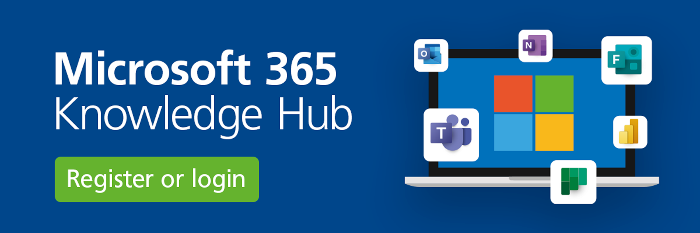 Microsoft Knowledge Hub - Register or login by clicking this image