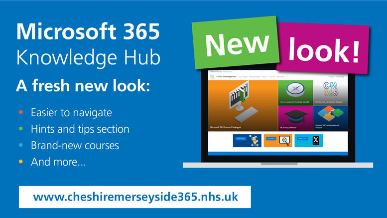 A new look for the Cheshire and Merseyside 365 Knowledge Hub